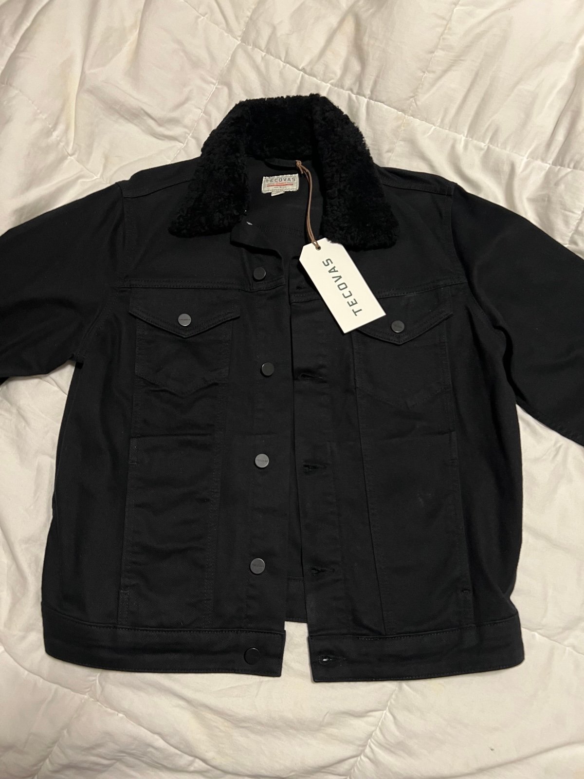 Men’s Overnight Trucker Jacket Jet Black