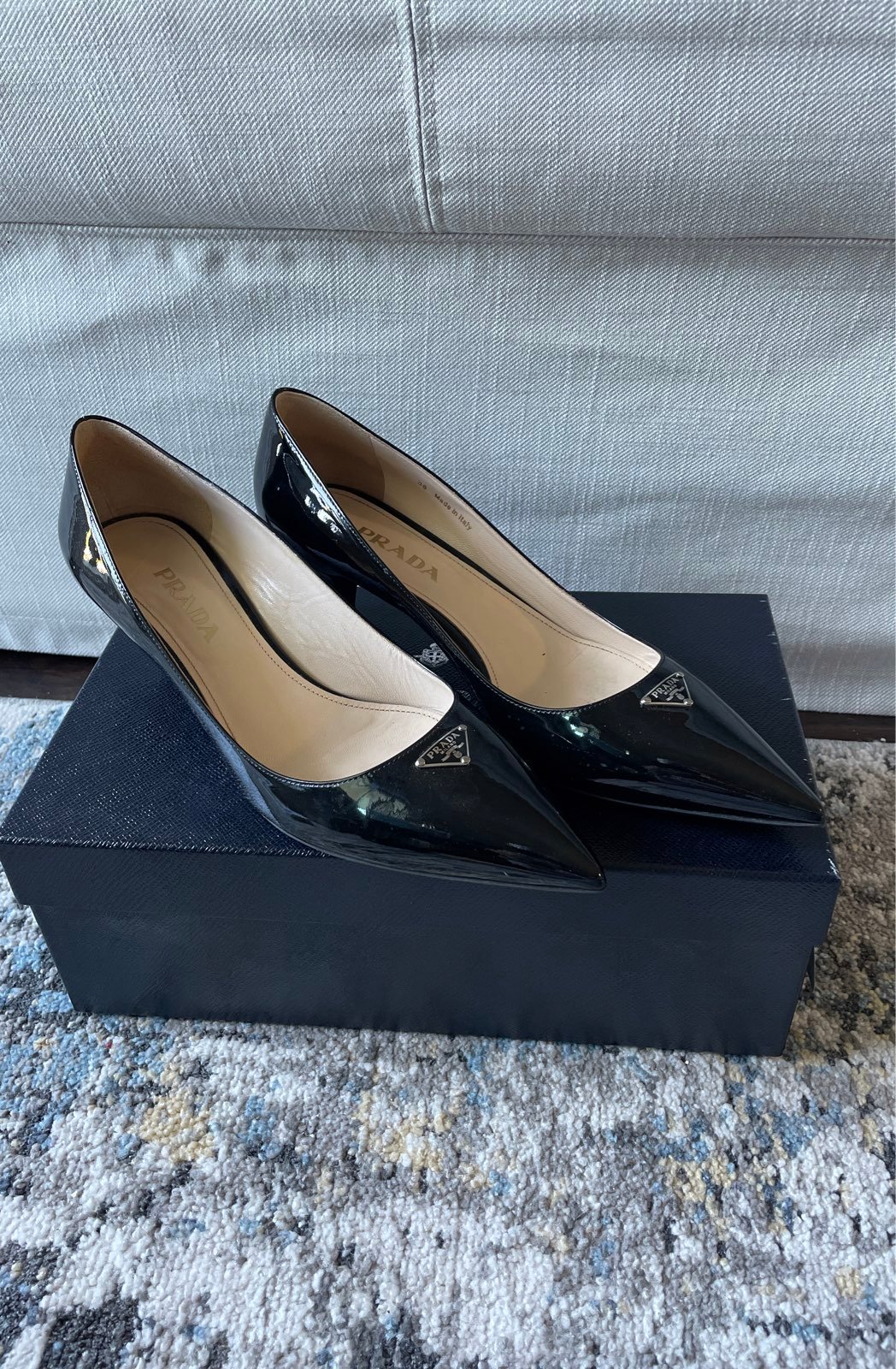 Prada heels sz 38/ us 7-7,5