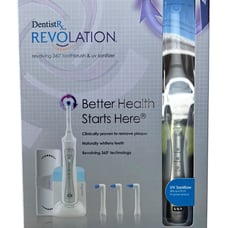 Revolation Revolving 360° Power Toothbrush and UV Sanitizer Dentist BRAND NEW!