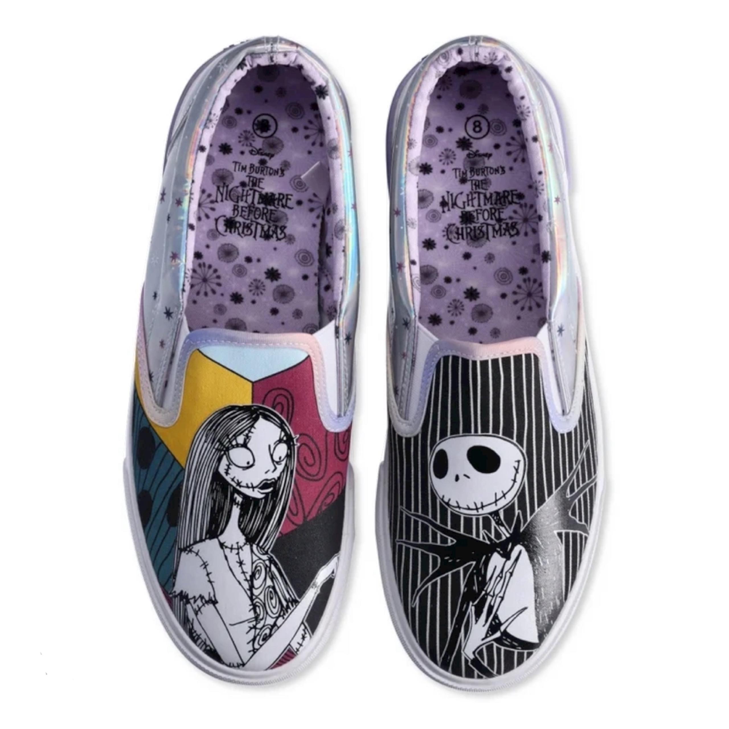 The Nightmare Before Christmas Slip on Shoes