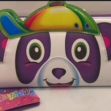 Lisa Frank Loungefly Panda Painter Wristlet Wallet - NWT