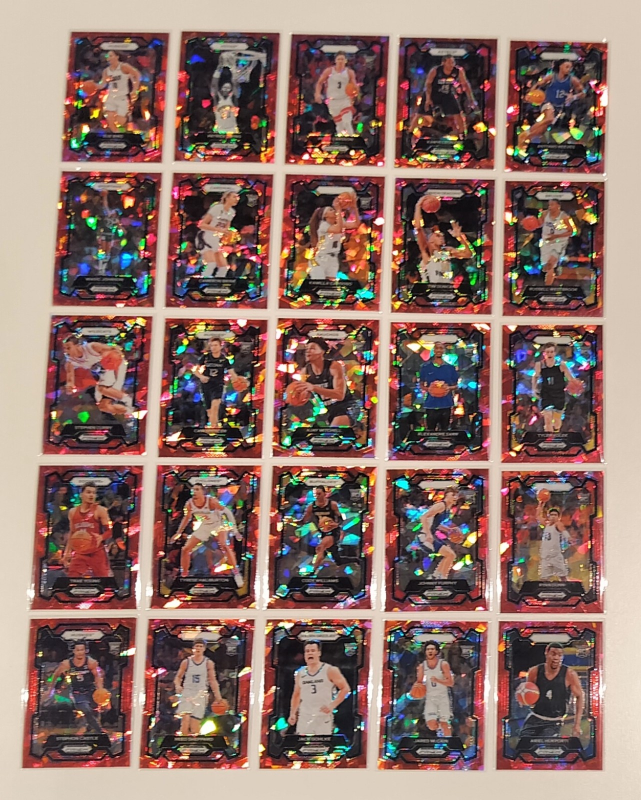 25 Red Ice 2024 Panini Prizm Draft Picks