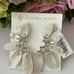 NWT Kendra Scott Ashlyn Statement Earrings in Silver MOP
