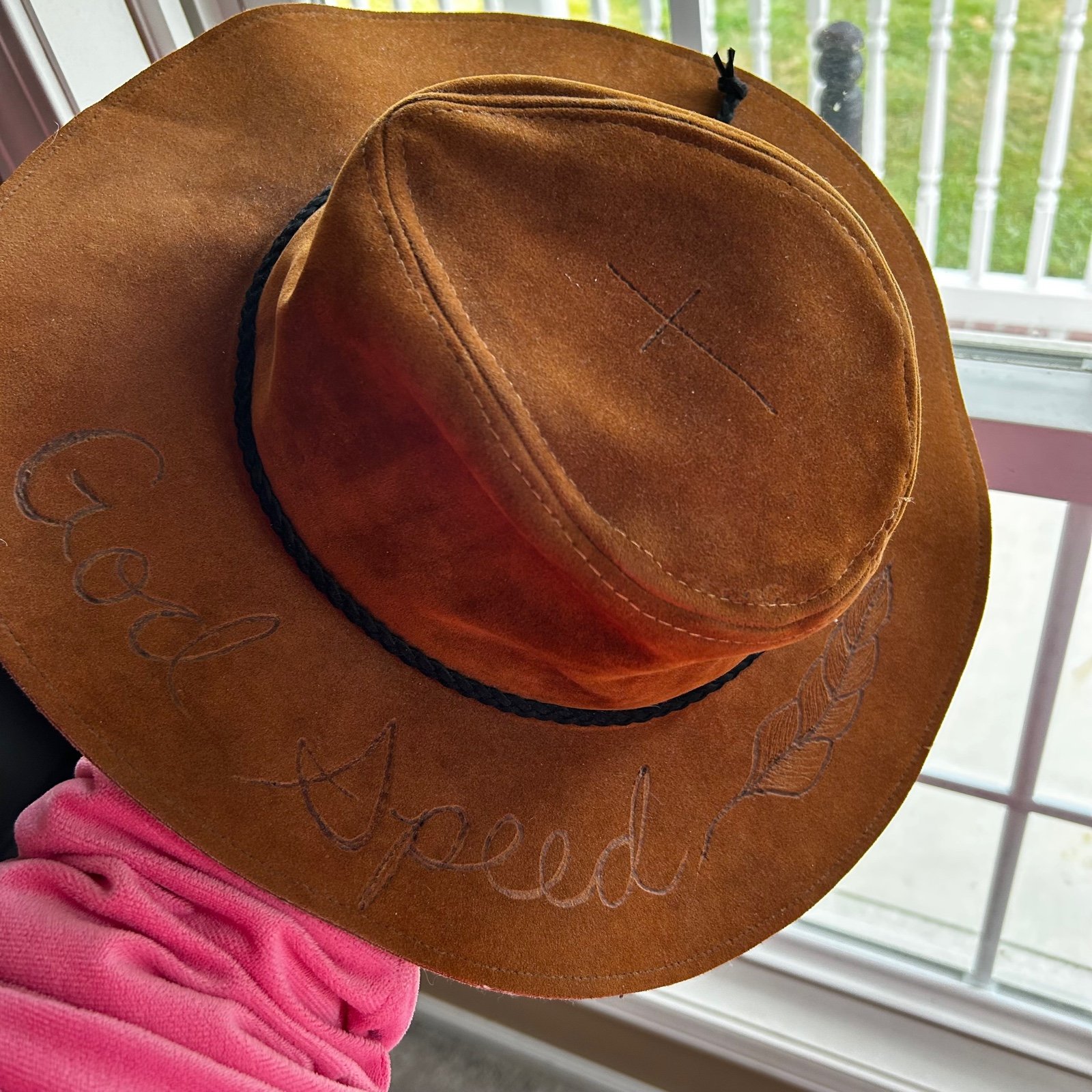Zach Bryan inspired burned hat