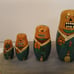 1970's Lillian Vernon Halloween Nesting Dolls