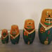 1970's Lillian Vernon Halloween Nesting Dolls