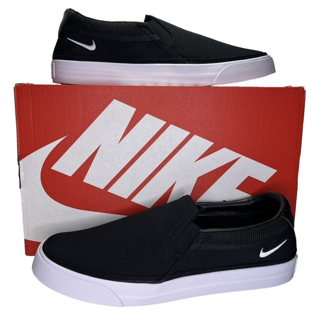 Nike leather slip ons deals