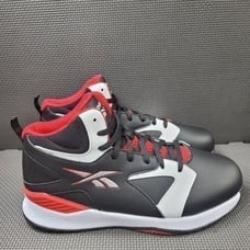 Youth Sz 7 Black Reebok Bred Mid Top Sne