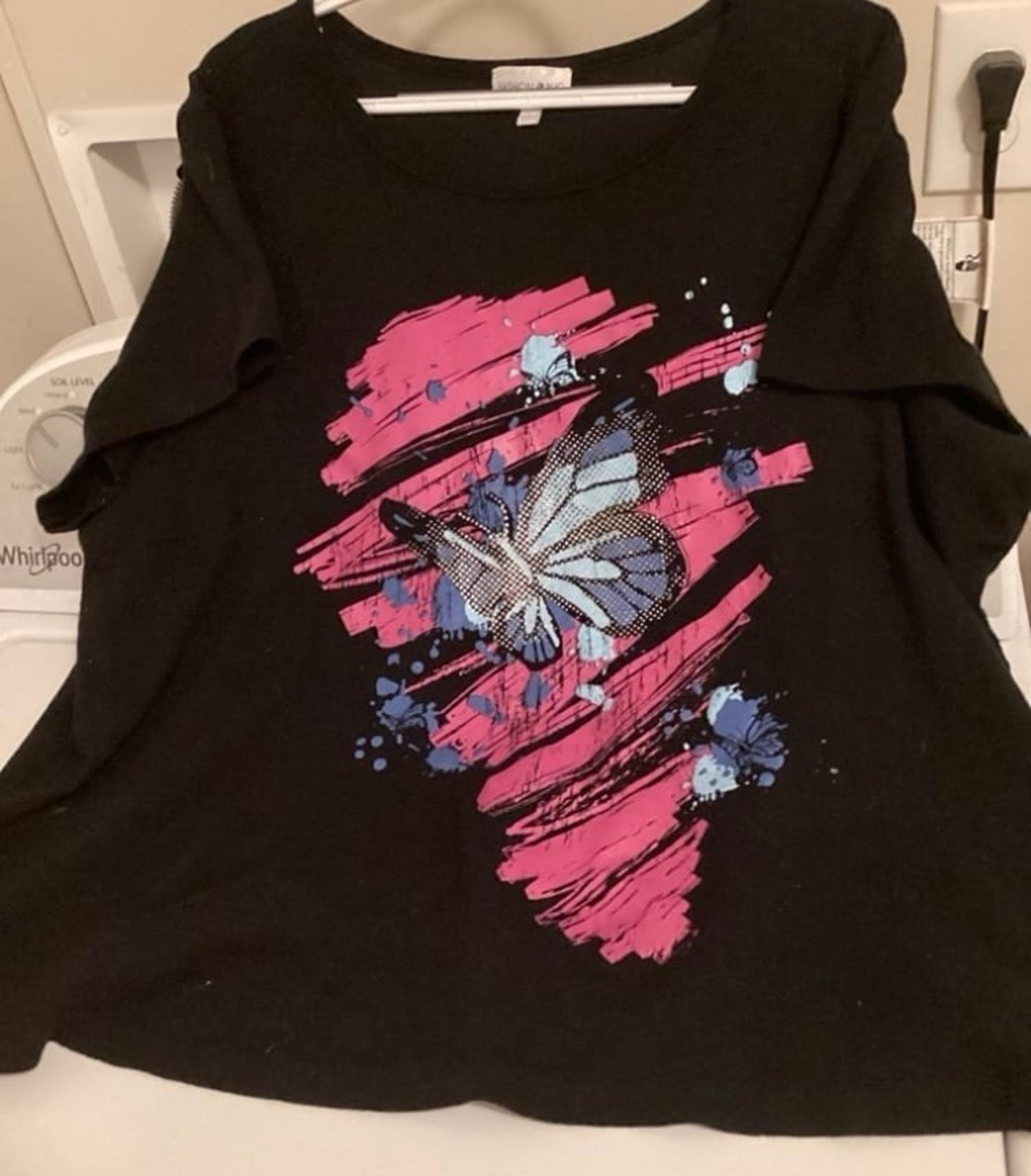 Fashion Bug Butterfly Shirt 3x