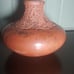 Red Clay Horse Hair Unglazed Sculpted Ceramic Vase Signed Jeff Margolin 9
