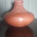 Red Clay Horse Hair Unglazed Sculpted Ceramic Vase Signed Jeff Margolin 9