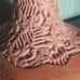 Red Clay Horse Hair Unglazed Sculpted Ceramic Vase Signed Jeff Margolin 9