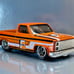 Hot Wheels Custom Fram ‘83 Chevy Silverado with Rubber Tires Real Riders
