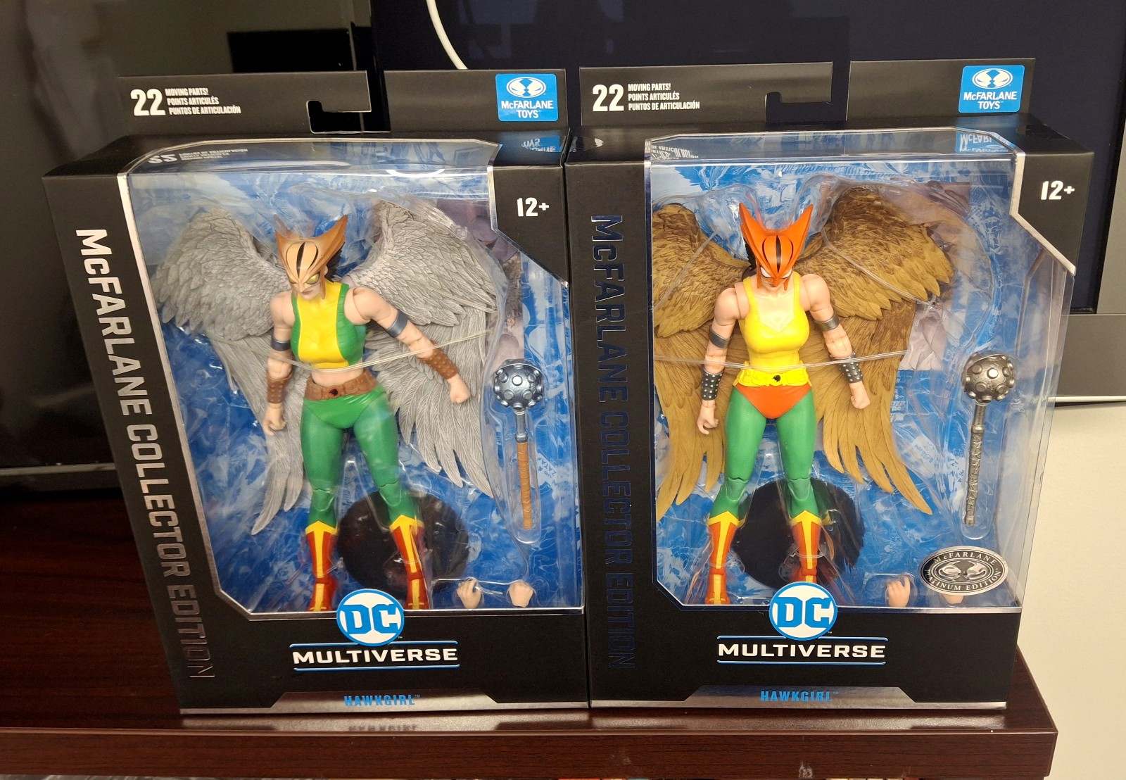 DC Multiverse Collectors Edtion 36 Hawkgirl Regular and Platinum Chase