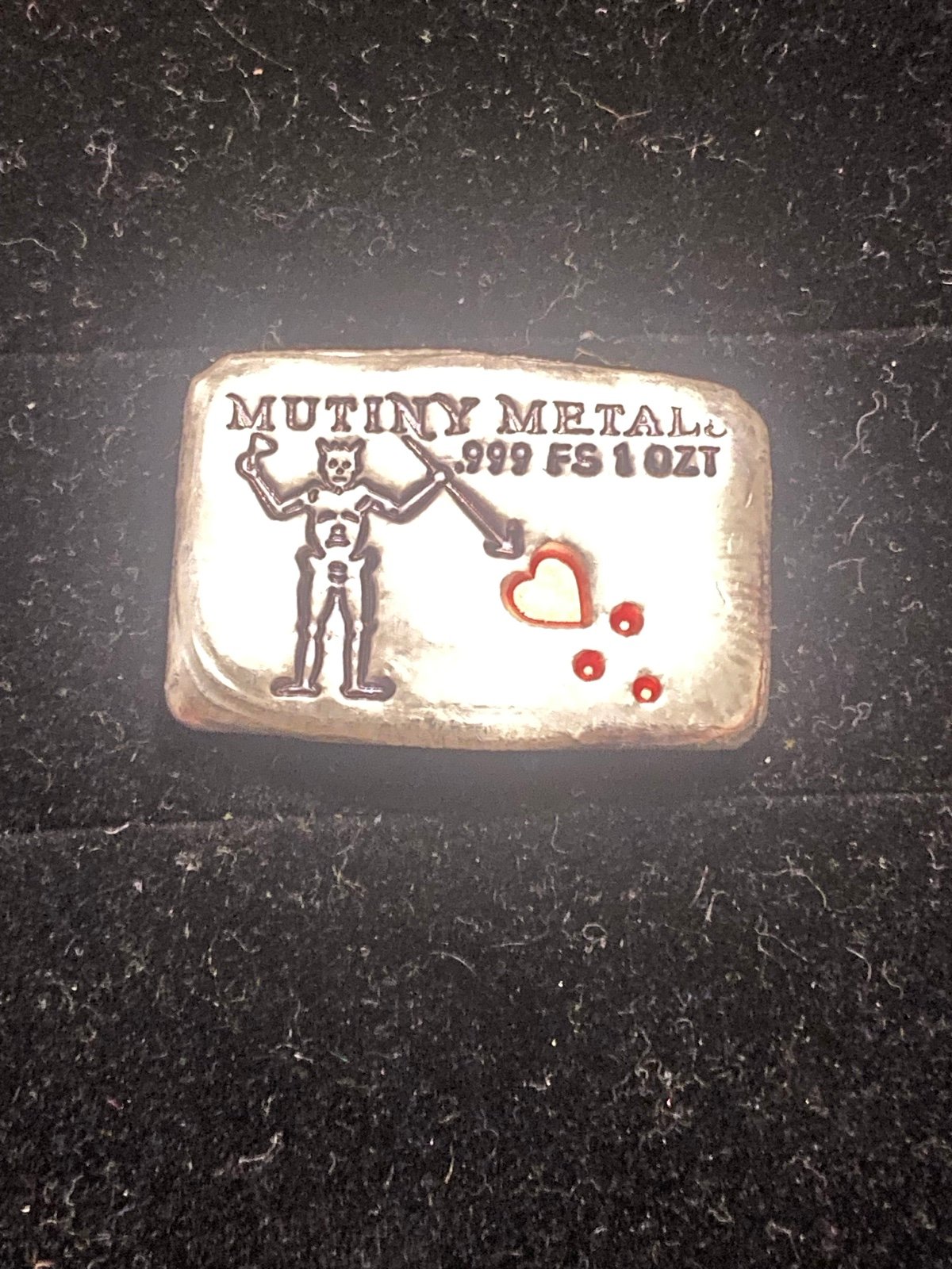 Silver art bar Sterling 10 kt 14 kt 18 kt