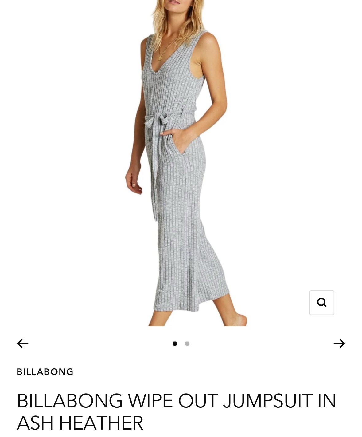 Jumpsuit billabong wipe out new with tags extra small