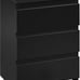 Nightstand with Drawer, 3 Drawers Bedside Table with Sturdy Base, Wood Bedside C