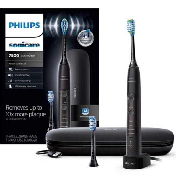 Philips Sonicare HX9690-05 Expert Clean 7500 Rechargeable Electric Toothbrush