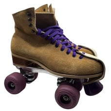 Riedell 130L Roller Skates Women’s 8 Medium Suede Sure-Grip X5L VTG Made in USA
