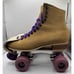 Riedell 130L Roller Skates Women’s 8 Medium Suede Sure-Grip X5L VTG Made in USA