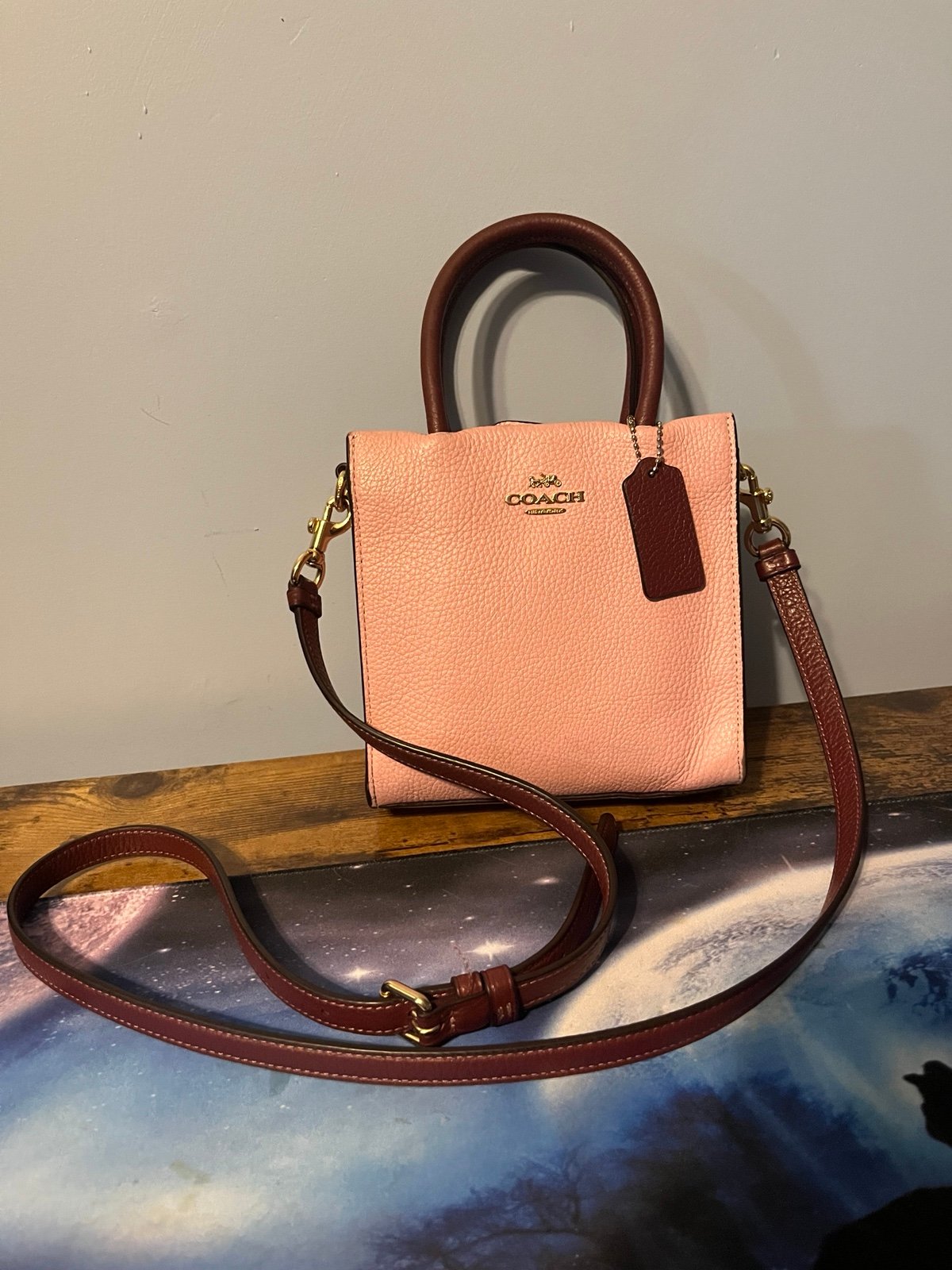 coach pink purse