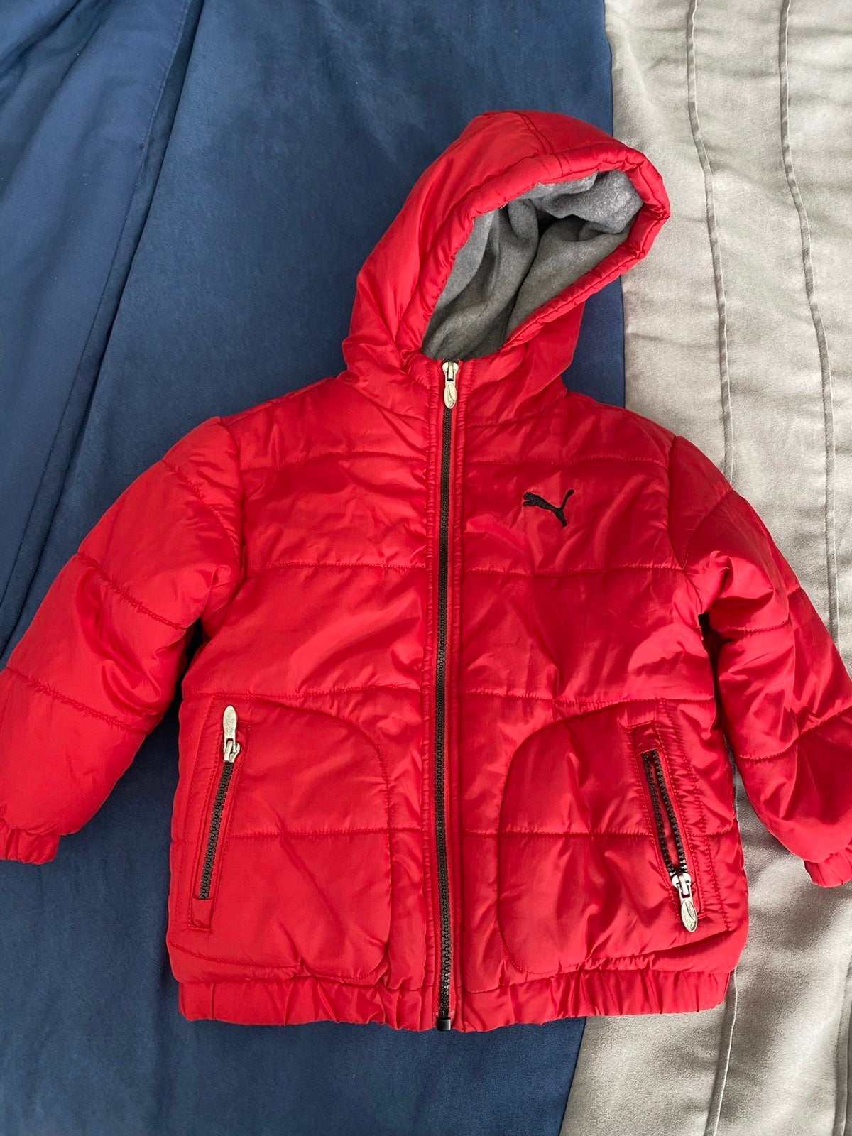 new red snow jacket winter jacket 2T puma jacket boy or girl toddler 22