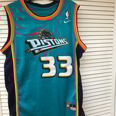 Nike Grant Hill Detroit Pistons Jersey,