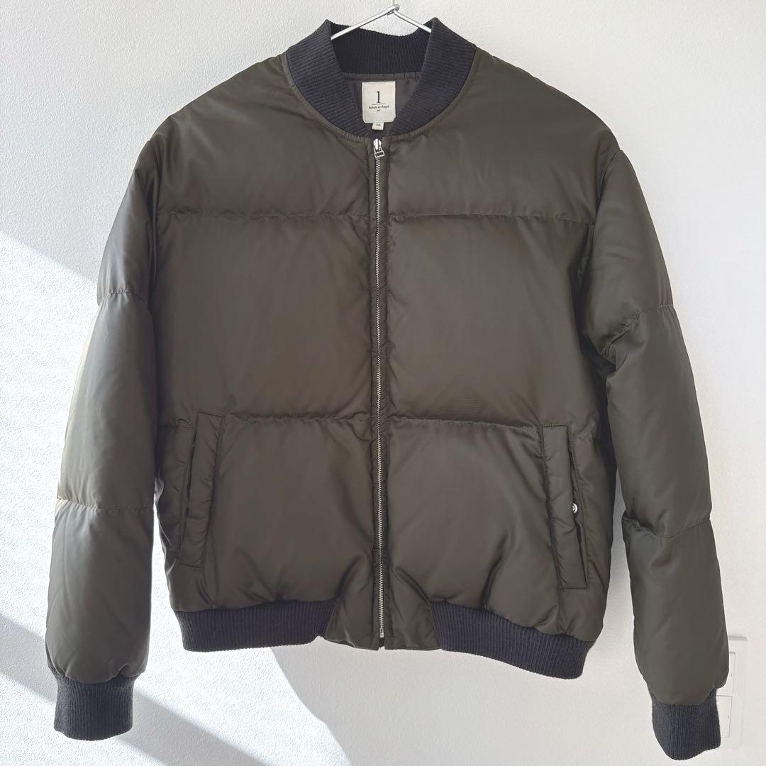 Adam Elope Olive MA-1 Jacket with Down Filling Down Jacket