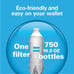 Aqua Fusion Electric Water Filtration System with Clean Guard Filter, 64 oz.