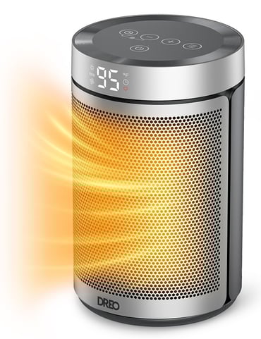 Dreo Space Heaters for Inside Portable Electric Heater for Home with Thermostat