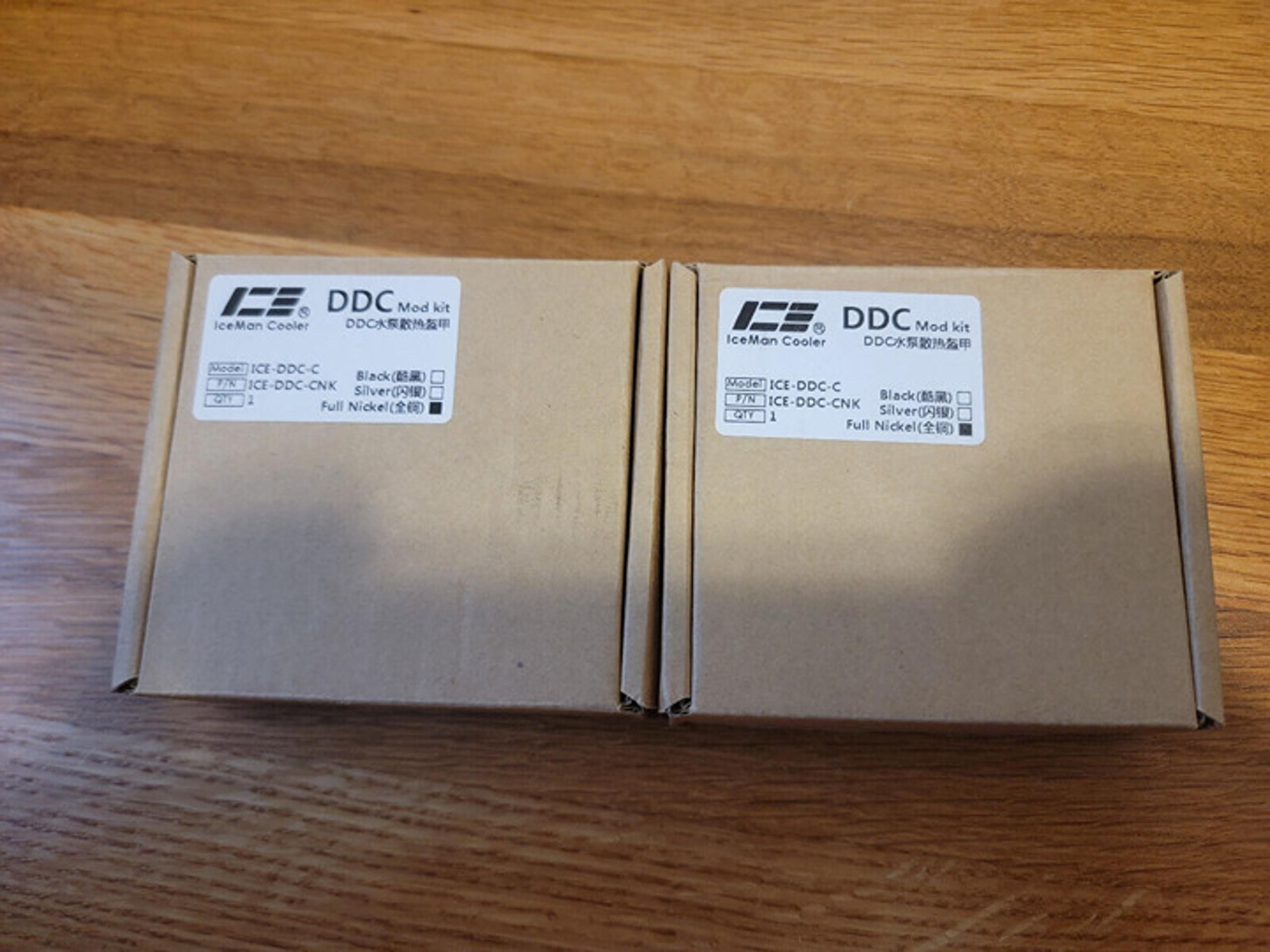 IceMan Cooler DDC Copper Heatsink Full Nickel (ICE-DDC-CNK) (2X Pack)