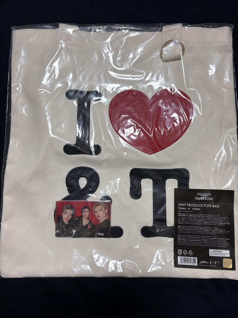 福袋・半額ポスター - クリーニング屋さん専用の通 &TEAM Goods Tote Bag with Photocard K FUMA YUMA アイドル