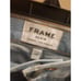 Frame Hurley Cropped Jeans 2 Tone Blue Denim Button Fly Raw Hem Size 28 NWT
