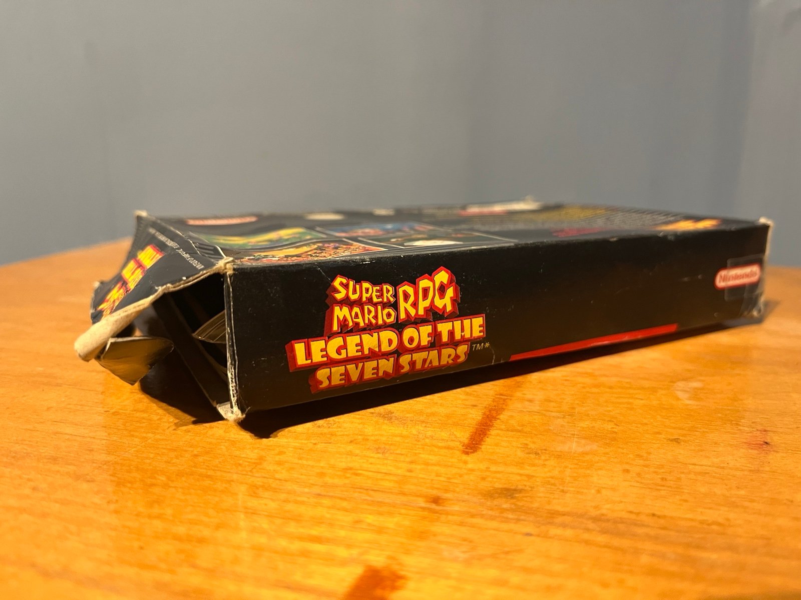 Super Mario RPG SNES Super Nintendo Complete In Box All Inserts Good condition - detail
