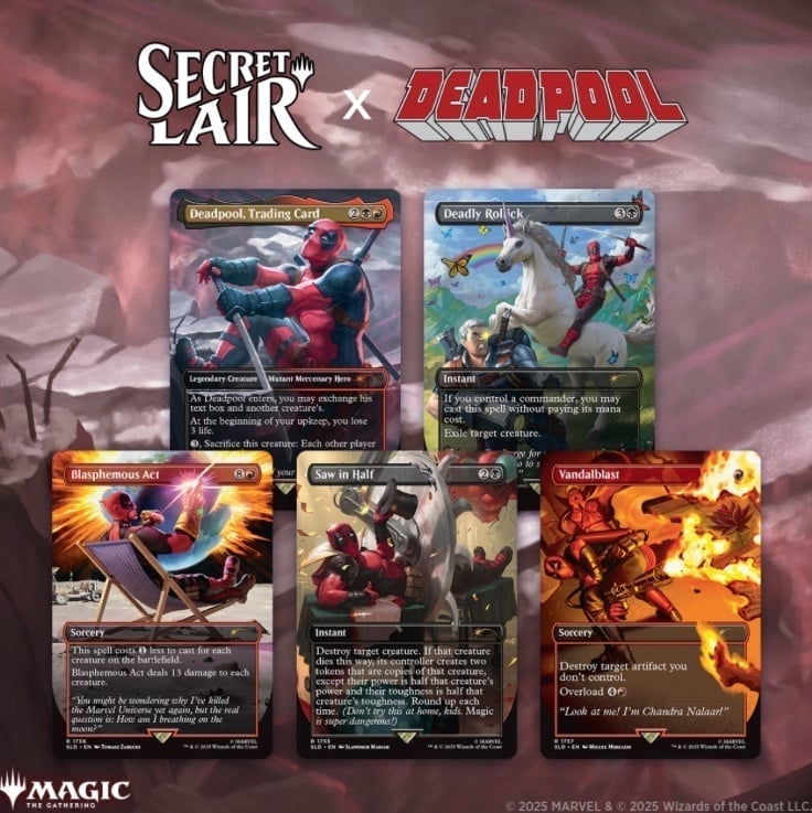 Magic the Gathering - April Pools - Secret Lair x Deadpool Nonfoil (Marvel SLD)
