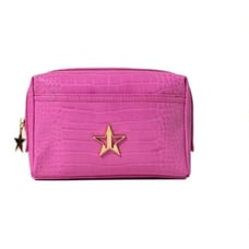 Limited Edition Pink Religion JEFFREE STAR PINK FAUX ALLIGATOR COSMETIC BAG