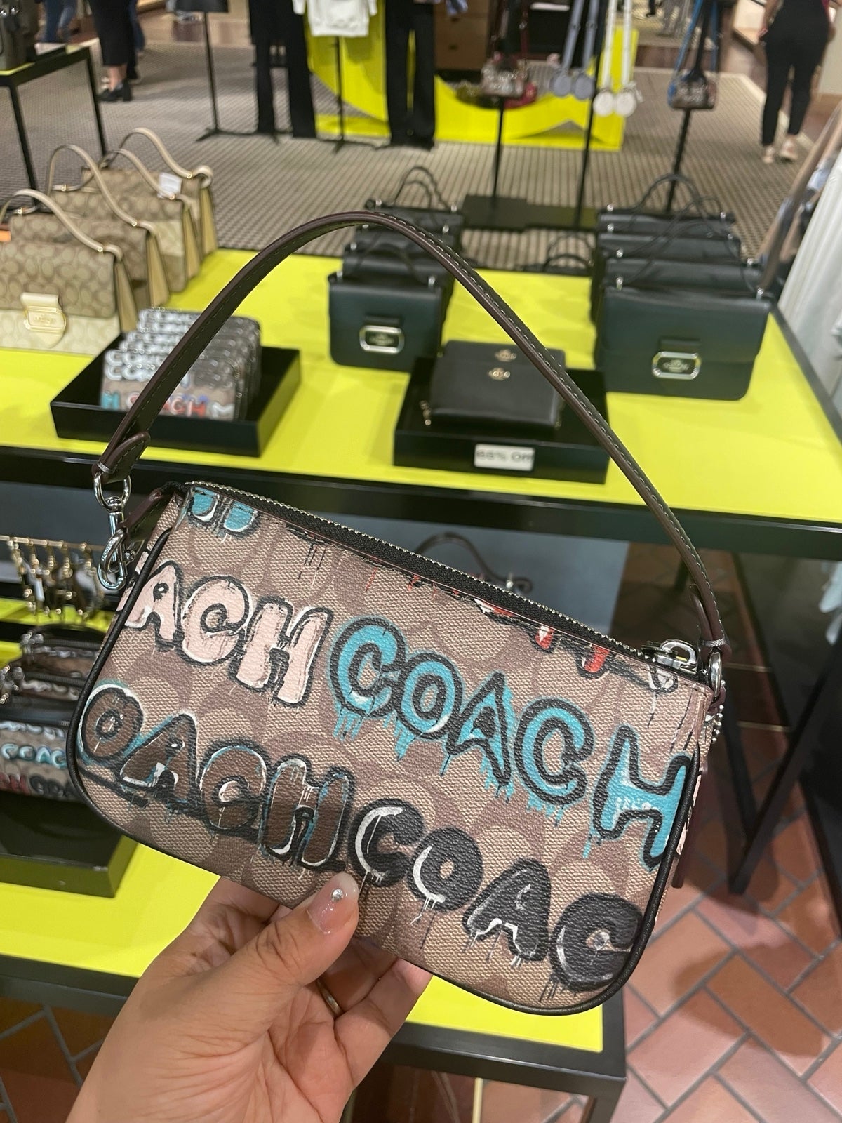 Coach X Mint + Serf Nolita 19 In Signature Canvas