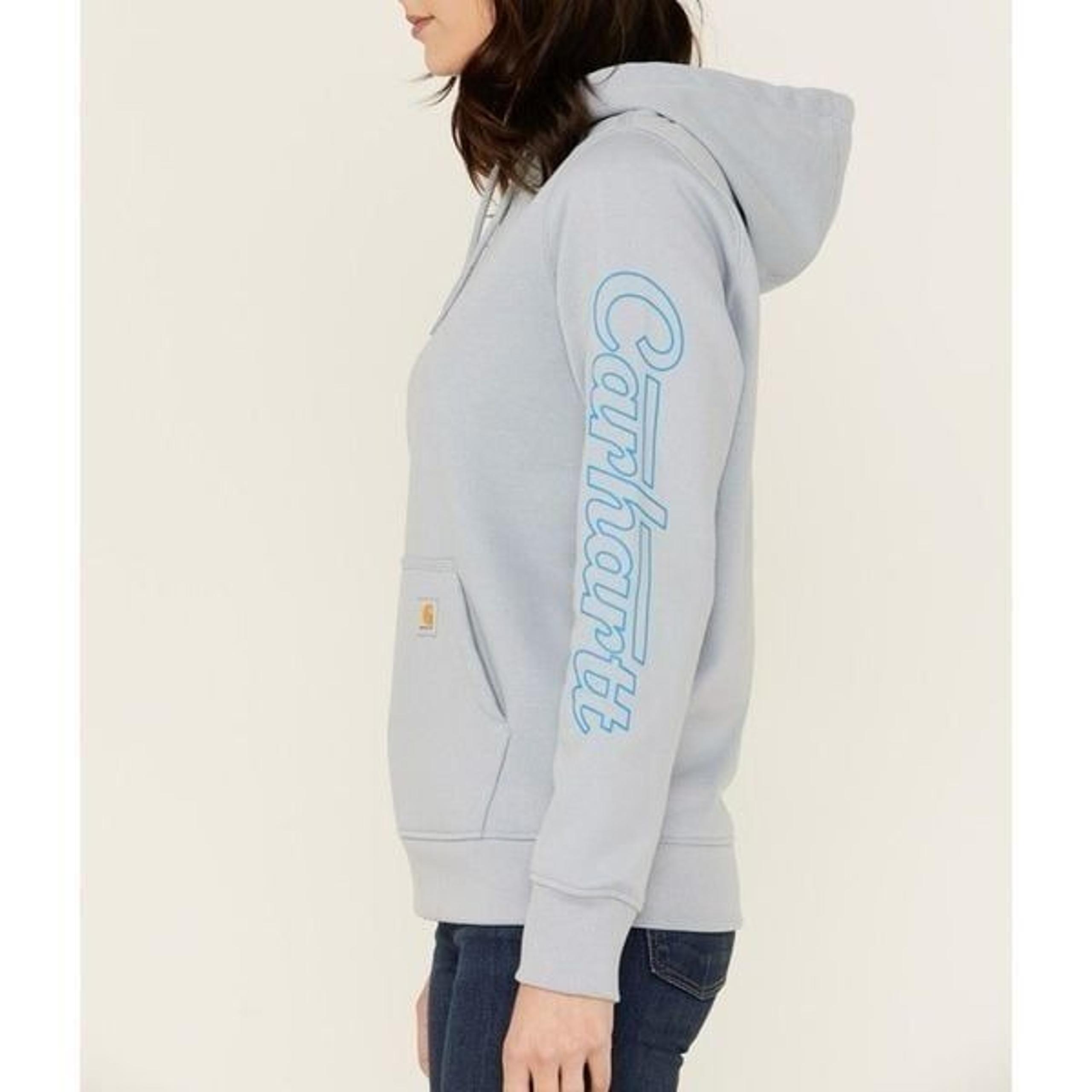 Carhartt Women’s Rain Defender Relaxed Fit Midweight Hooded Sweatshirt L