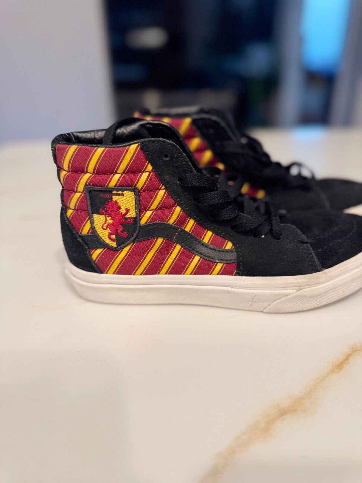 Vans x Harry Potter Gryffindor Sk8 Hi Shoes Kids Youth Kids 3 Skater Off Wall