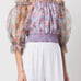Alice & Olivia Lavender Floral Small Top