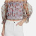 Alice & Olivia Lavender Floral Small Top