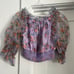 Alice & Olivia Lavender Floral Small Top
