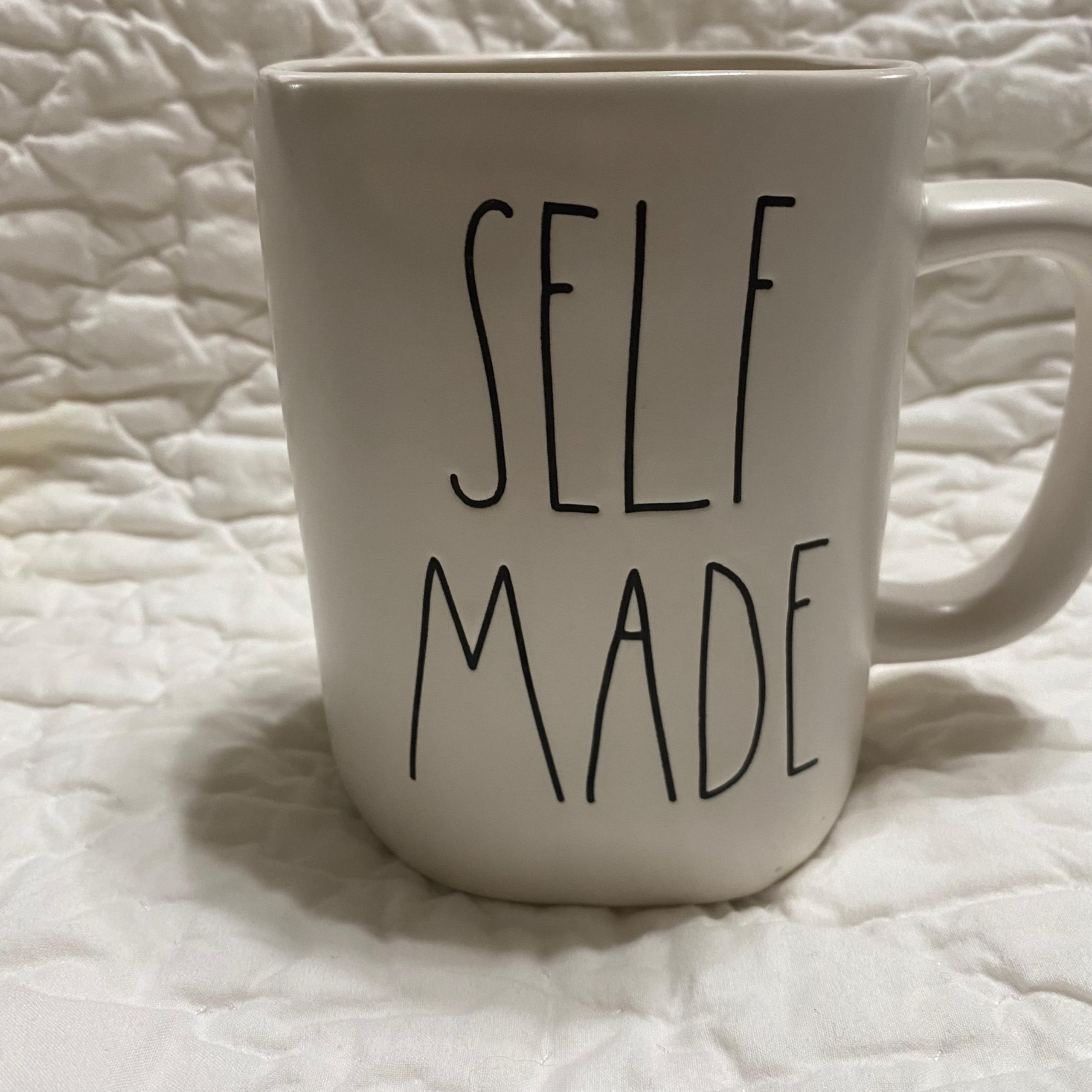 Rae Dunn Ceramic SELF MADE Coffee Tea Cup Mug by Magenta NWOT