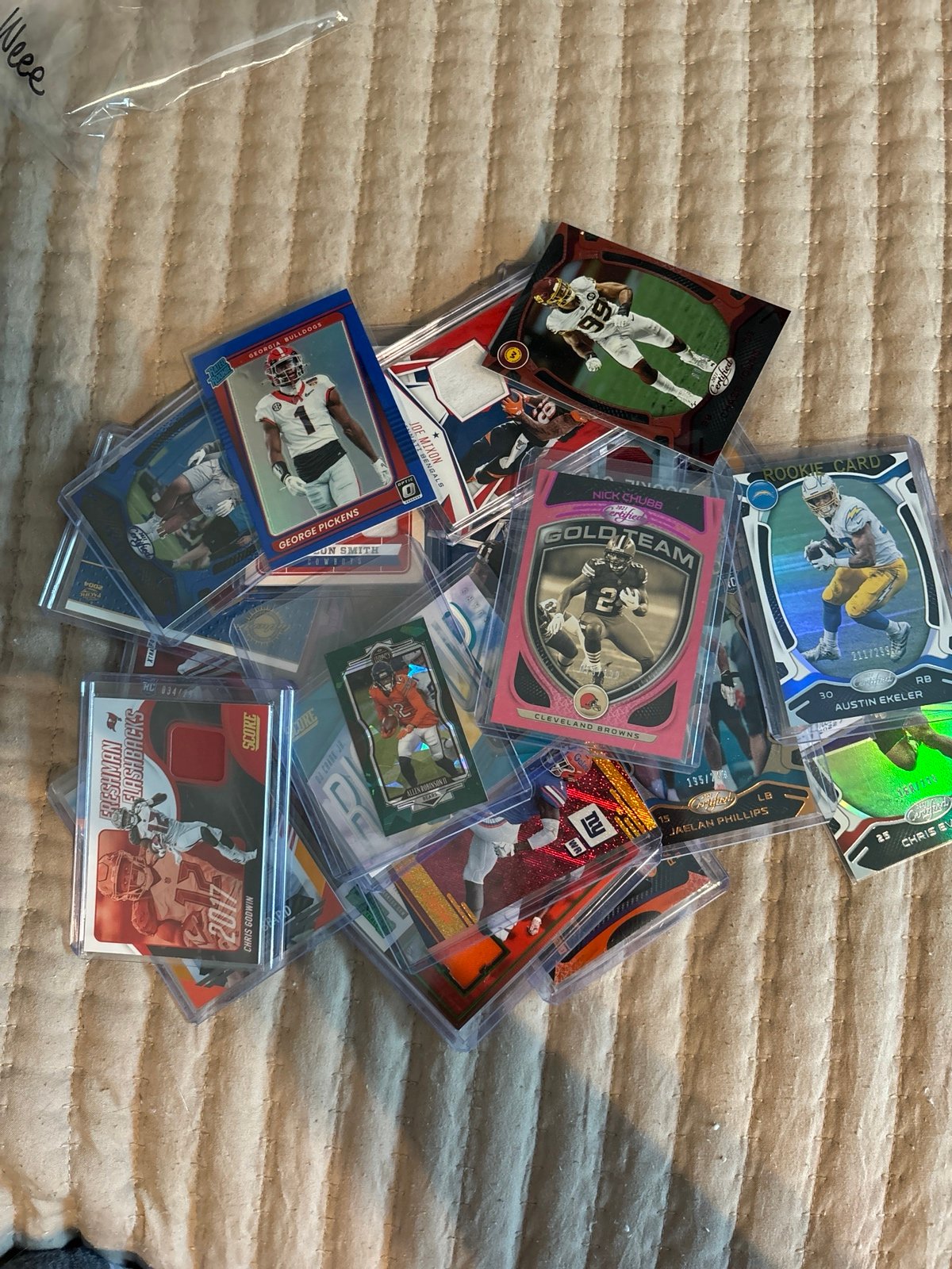 NFL numbered/ patch lot! Some rookies some are not