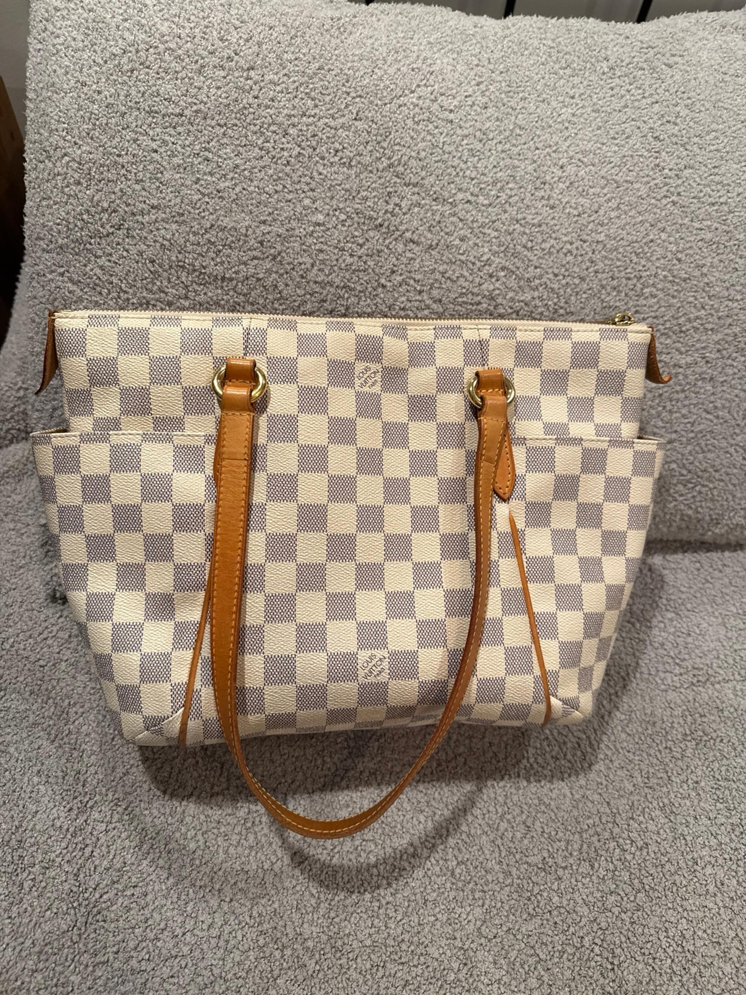 Louis Vuitton Canvas Damier Tote/Shoulder Bag