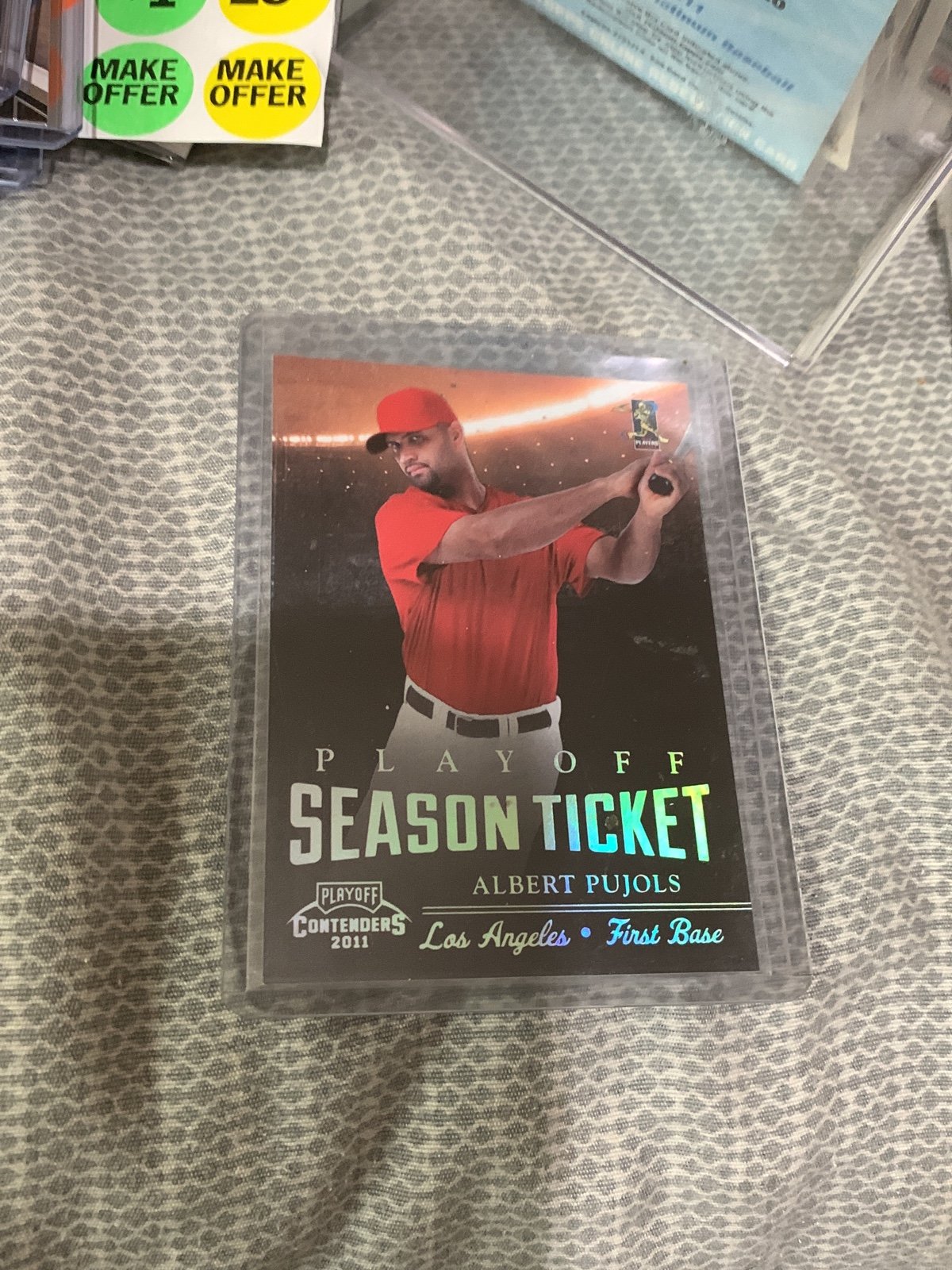2011 playoff contenders 12 Albert Pujols/99 season ticket issue