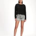 Gap 3 High Rise Cheeky Shorts with Washwell™ Grey Acid Wash Sz 29/8