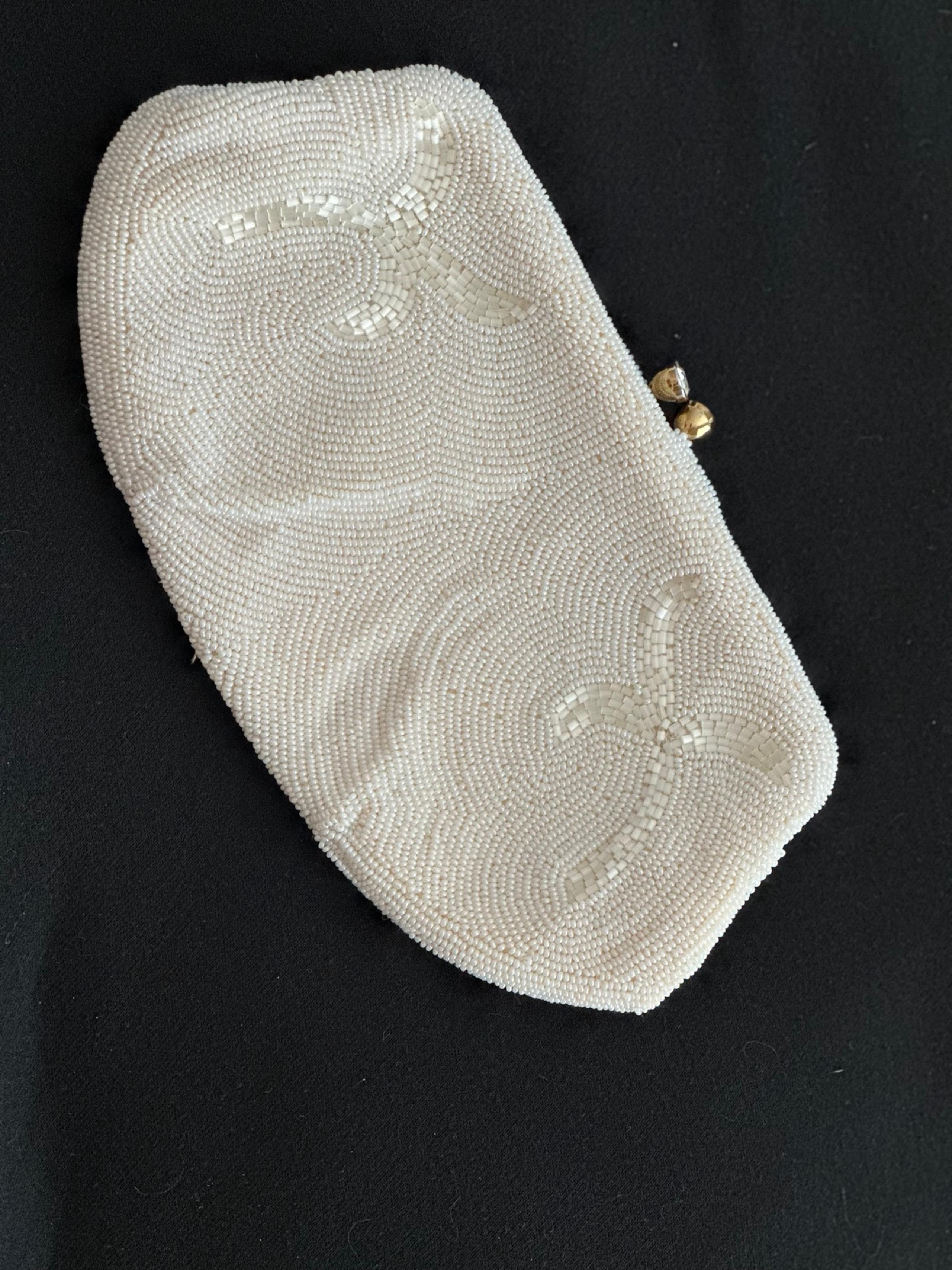 Vintage hand beaded Walborg clutch