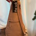 The Sak Geo Sling Bag/Backpack, Suede, Sand Color-NEW w/ Tag