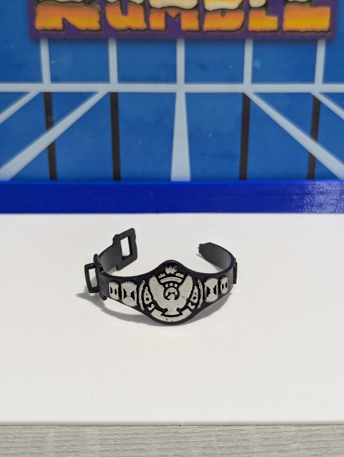 WWF Hasbro Silver Belt